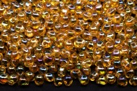 Бисер MIYUKI Drops 3,4мм #0251 светлый топаз, радужный прозрачный, 10 грамм