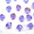 Бусины биконусы хрустальные 4мм, цвет ALEXANDRITE AB, 746-001, 20шт - Бусины биконусы хрустальные 4мм, цвет ALEXANDRITE AB, 746-001, 20шт