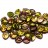 Бусины Rose Petal beads 8мм, отверстие 0,5мм, цвет 00030/95400 Crystal/Magic Green, 734-031, около 10г (около 50шт) - Бусины Rose Petal beads 8мм, отверстие 0,5мм, цвет 00030/95400 Crystal/Magic Green, 734-031, около 10г (около 50шт)