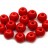 ОПТ Бусины акриловые круглые 10мм, отверстие 2мм, цвет красный, 530-034, 500 грамм - ОПТ Бусины акриловые круглые 10мм, отверстие 2мм, цвет красный, 530-034, 500 грамм