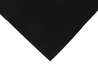 Кожа искусственная для рукоделия 15х20см, толщина 1,00мм, цвет черный, 1028-025, 1шт