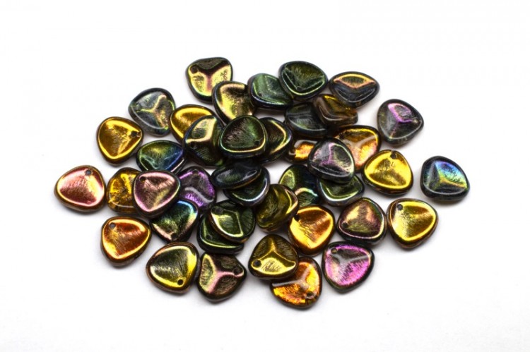 Бусины Rose Petal beads 8мм, отверстие 0,5мм, цвет 00030/95300 Crystal/Magic Copper, 734-030, около 10г (около 50шт) Бусины Rose Petal beads 8мм, отверстие 0,5мм, цвет 00030/95300 Crystal/Magic Copper, 734-030, около 10г (около 50шт)