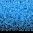 Бисер чешский PRECIOSA круглый 10/0 60000М матовый голубой прозрачный, 1 сорт, 50г - Бисер чешский PRECIOSA круглый 10/0 60000М матовый голубой прозрачный, 1 сорт, 50г
