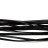 Шнур из искусственной замши, ширина 3мм, толщина 1мм, цвет черный, 54-012, около 1 метра - Шнур из искусственной замши, ширина 3мм, толщина 1мм, цвет черный, 54-012, около 1 метра