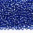 Бисер японский TOHO круглый 11/0 #0035 сапфир, серебряная линия внутри, 10 грамм - Бисер японский TOHO круглый 11/0 #0035 сапфир, серебряная линия внутри, 10 грамм