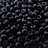Бисер японский TOHO Magatama 3мм #0049F черный, матовый непрозрачный, 5 грамм - Бисер японский TOHO Magatama 3мм #0049F черный, матовый непрозрачный, 5 грамм