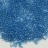 Бисер китайский круглый размер 12/0, цвет 0103 голубой прозрачный, блестящий, 450г - Бисер китайский круглый размер 12/0, цвет 103 голубой прозрачный блестящий, 450г