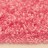 Бисер японский MATSUNO рубка 11/0 2CUT 208, цвет прозрачный, розовая линия внутри, 10г - Бисер японский MATSUNO рубка 11/0 2CUT 208, цвет прозрачный, розовая линия внутри, 10г