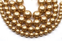 Жемчуг Swarovski 5810 #651 10мм Crystal Vintage Gold Pearl, 5810-10-651, 2шт