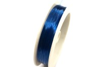 Резинка для бисера Gamma, диаметр 0,6мм, длина 18м, цвет 09 синий, 1019-040, 1шт
