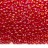 Бисер японский MIYUKI круглый 11/0 #0254 красный, радужный прозрачный, 10 грамм - Бисер японский MIYUKI круглый 11/0 #0254 красный, радужный прозрачный, 10 грамм