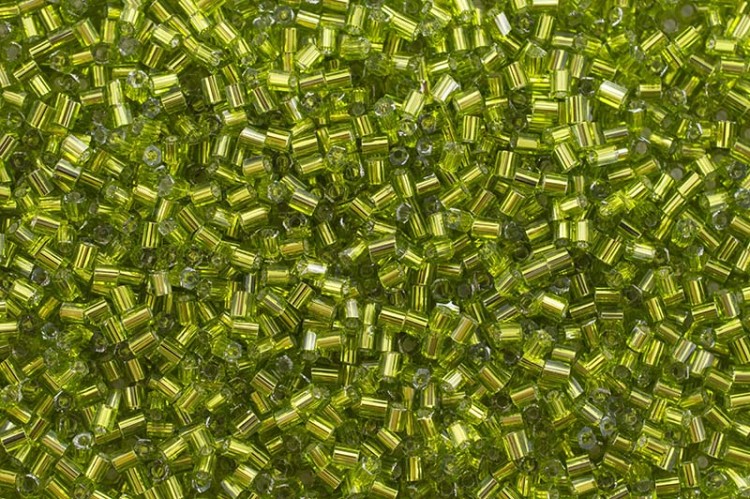 Бисер японский MATSUNO рубка 11/0 2CUT 48, цвет салатовый, внутреннее серебрение, 10г Бисер японский MATSUNO рубка 11/0 2CUT 48, цвет салатовый, внутреннее серебрение, 10г