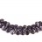 Бусины Pip beads 5х7мм, цвет 23980/45710 черный/фиолетовый твид, 701-026, 20шт - Бусины Pip beads 5х7мм, цвет 23980/45710 черный/фиолетовый твид, 701-026, 20шт