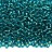 Бисер японский TOHO круглый 11/0 #0023BDA светлый аквамарин, серебряная линия внутри, 10 грамм - Бисер японский TOHO круглый 11/0 #0023BDA светлый аквамарин, серебряная линия внутри, 10 грамм