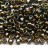 Бисер японский TOHO круглый 8/0 #0999 черный алмаз радужный, золотая линия внутри, 10 грамм - Бисер японский TOHO круглый 8/0 #0999 черный алмаз радужный, золотая линия внутри, 10 грамм