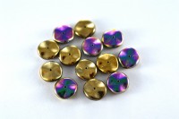 Бусины Ripple beads 12мм, цвет 00030/98549 California Green, 720-005, около 10г (около 13шт)