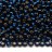 Бисер чешский PRECIOSA круглый 10/0 67100 синий, серебряная линия внутри, 1 сорт, 50г - Бисер чешский PRECIOSA круглый 10/0 67100 синий, серебряная линия внутри, 1 сорт, 50г