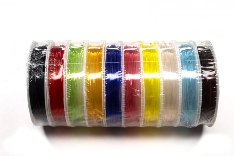 Резинка круглая силиконовая, толщина 1,0мм, длина 5м, ассорти цветов, 1019-006, 10шт Резинка круглая силиконовая, толщина 1,0мм, длина 5м, ассорти цветов, 1019-006, 10шт
