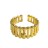 Основа для кольца 17мм (регулируется) с петелькой 1,5мм, латунь, позолота, 15-040, 1шт - Основа для кольца 17мм (регулируется) с петелькой 1,5мм, латунь, позолота, 15-040, 1шт