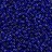 Бисер чешский PRECIOSA круглый 10/0 67300 синий, серебряная линия внутри, 1 сорт, 50г - Бисер чешский PRECIOSA круглый 10/0 67300 синий, 1 сорт, 50г