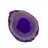 Срез Агата природного, оттенок фиолетовый, 58х45х5мм, отверстие 2мм, 37-205, 1шт - Срез Агата природного, оттенок фиолетовый, 58х45х5мм, отверстие 2мм, 37-205, 1шт