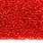 Бисер японский TOHO круглый 10/0 #0025 светлый сиамский рубин, серебряная линия внутри, 10 грамм - Бисер японский TOHO круглый 10/0 #0025 светлый сиамский рубин, серебряная линия внутри, 10 грамм