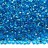 Бисер чешский PRECIOSA круглый 10/0 67030 голубой, серебряная линия внутри, квадратное отверстие 20 грамм - Бисер чешский PRECIOSA круглый 10/0 67030 голубой, серебряная линия внутри, квадратное отверстие 20 грамм