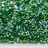Бисер японский MATSUNO рубка 11/0 2CUT 22R, цвет зеленый радужный, 10г - Бисер японский MATSUNO рубка 11/0 2CUT 22R, цвет зеленый радужный, 10г