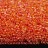 Бисер японский MIYUKI круглый 15/0 #0297 мандарин, радужный прозрачный, 10 грамм - Бисер японский MIYUKI круглый 15/0 #0297 мандарин, радужный прозрачный, 10 грамм