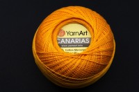 Пряжа Canarias, цвет 5307 желток, 100% хлопок мерсеризованный, 20г, 203м, 1шт