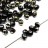 Бисер MIYUKI Drops 3,4мм #55038 Black Vitrail, непрозрачный, 10 грамм - Бисер MIYUKI Drops 3,4мм #55038 Black Vitrail, непрозрачный, 10 грамм