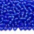 Бисер чешский PRECIOSA круглый 6/0 35056 синий, белая линия внутри, 50г - Бисер чешский PRECIOSA круглый 6/0 35056 синий, белая линия внутри, 50г