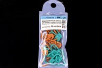 Булавки маркировочные для вязания 20х10мм, материал пластик, цвет ассорти, 1034-017, 1уп (20шт)