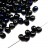 Бисер MIYUKI Drops 3,4мм #55031 Black Azuro, непрозрачный, 10 грамм - Бисер MIYUKI Drops 3,4мм #55031 Black Azuro, непрозрачный, 10 грамм