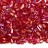 Бисер китайский рубка размер 11/0, цвет 0105 красный прозрачный радужный, 450г - Бисер китайский рубка размер 11/0, цвет 0105 красный прозрачный радужный, 450г
