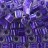 Бисер японский TOHO Cube кубический 4мм #0265 хрусталь/фиолетовый металлик радужный, окрашенный изнутри, 5 грамм - Бисер японский TOHO Cube кубический 4мм #0265 хрусталь/фиолетовый металлик радужный, окрашенный изнутри, 5 грамм