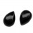 Кабошон капля 14х10мм, Агат природный, цвет черный, 2013-001, 1шт - Кабошон капля 14х10мм, Агат природный, цвет черный, 2013-001, 1шт