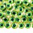 Кабошон стеклянный круглый с принтом Глаз 12х4мм, оттенок зеленый, 2030-052, 10шт - Кабошон стеклянный круглый с принтом Глаз 12х4мм, оттенок зеленый, 2030-052, 10шт
