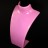 Бюст для демонстрации украшений 21х14х6см, цвет розовый, пластик, 32-254, 1шт - Бюст для демонстрации украшений 21х14х6см, цвет розовый, пластик, 32-254, 1шт