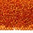 Бисер чешский PRECIOSA круглый 11/0 97000 оранжевый, серебряная линия внутри, 50г - Бисер чешский PRECIOSA круглый 11/0 97000 оранжевый, серебряная линия внутри, 50г