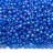 Бисер японский MIYUKI круглый 11/0 #0149FR синий капри, матовый радужный прозрачный, 10 грамм - Бисер японский MIYUKI круглый 11/0 #0149FR синий капри, матовый радужный прозрачный, 10 грамм