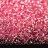 Бисер японский TOHO Treasure цилиндрический 11/0 #0038 розовый, серебряная линия внутри, 5 грамм - Бисер японский TOHO Treasure цилиндрический 11/0 #0038 розовый, серебряная линия внутри, 5 грамм