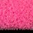Бисер чешский PRECIOSA круглый 10/0 08777М матовый прозрачный, розовый неон линия внутри, 1 сорт, 50г - Бисер чешский PRECIOSA круглый 10/0 08777М матовый прозрачный, розовый неон линия внутри, 1 сорт, 50г