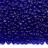 Бисер китайский круглый размер 12/0, цвет 0008 синий прозрачный, 450г - Бисер китайский круглый размер 12/0, цвет 0008 синий прозрачный, 450г