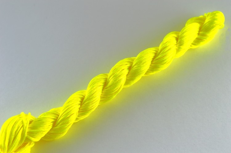 Шнур нейлоновый, толщина 1мм, длина 24 метра, цвет желто-салатовый яркий, нейлон, 50-011, 1шт Шнур нейлоновый, толщина 1мм, длина 24 метра, цвет желто-салатовый яркий, нейлон, 50-011, 1шт