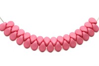 Бусины Pip beads 5х7мм, цвет 02010/29560 розовый матовый пастель, 701-061, 5г (около 36шт)