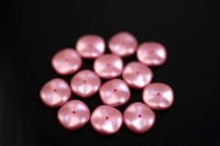 Бусины Ripple beads 12мм, цвет 02010/25007 розовый пастель, 720-015, около 10г (около 13шт)