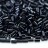 Бисер японский TOHO Bugle стеклярус 3мм #0049 черный, непрозрачный, 5 грамм - Бисер японский TOHO Bugle стеклярус 3мм #0049 черный, непрозрачный, 5 грамм