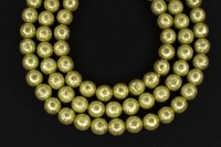 Жемчуг фактурный Preciosa, цвет 70452 светло-оливковый, 8мм, 726-043, 10шт
