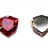 Кристалл Триллиант в оправе 12мм, цвет red/серебро, стекло, 43-335, 1шт - Кристалл Триллиант в оправе 12мм, цвет red/серебро, стекло, 43-335, 1шт